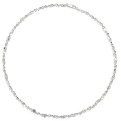 Tomfoolery Silver Circle Cluster Necklace Clearance
