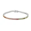 Tomfoolery Silver Classic Tourmaline Tennis Bracelet Online