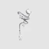 Tomfoolery Silver Clear Mixed Hybrid Mini Drop Ear Cuff Best