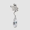Tomfoolery Silver Clear Mixed Hybrid Drop Ear Cuff Best