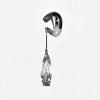 Tomfoolery Silver Clear Teardrop Ear Cuff Online