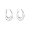 Tomfoolery Silver Crescent Hoops Best