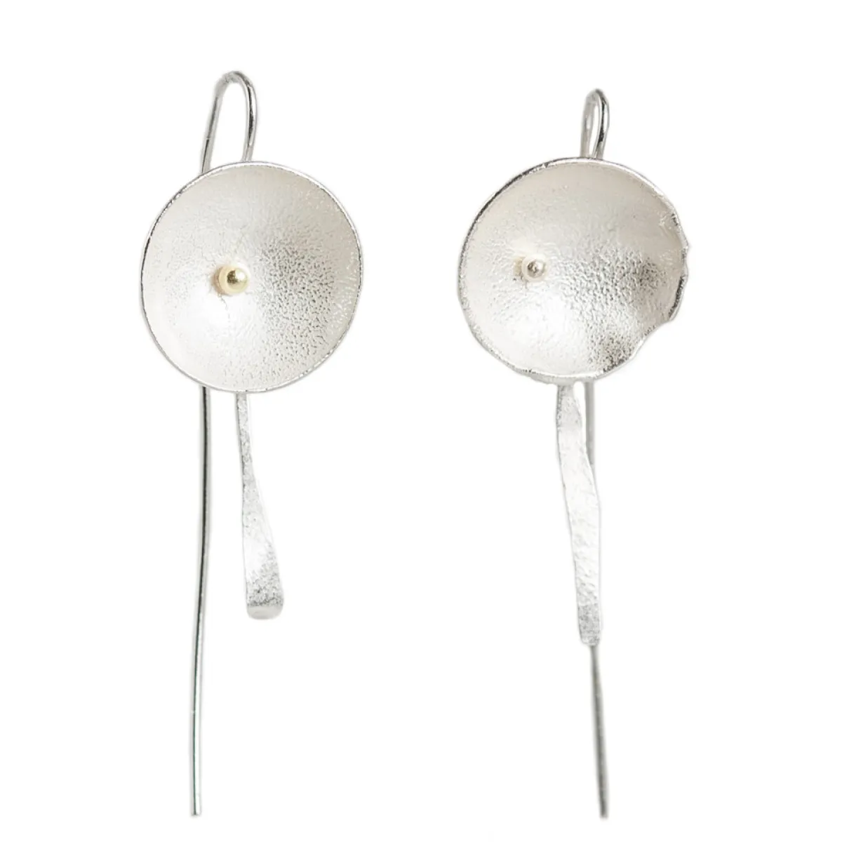 Tomfoolery Silver Daisy Drop Earrings Online