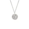 Tomfoolery Silver Enclosed Circle Cluster Pendant Necklace Best