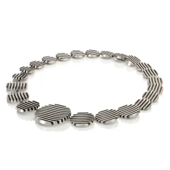 Tomfoolery Silver Escalator Necklace Outlet