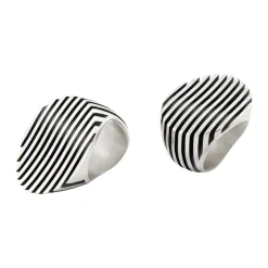 Tomfoolery Silver Escalator Ring Clearance