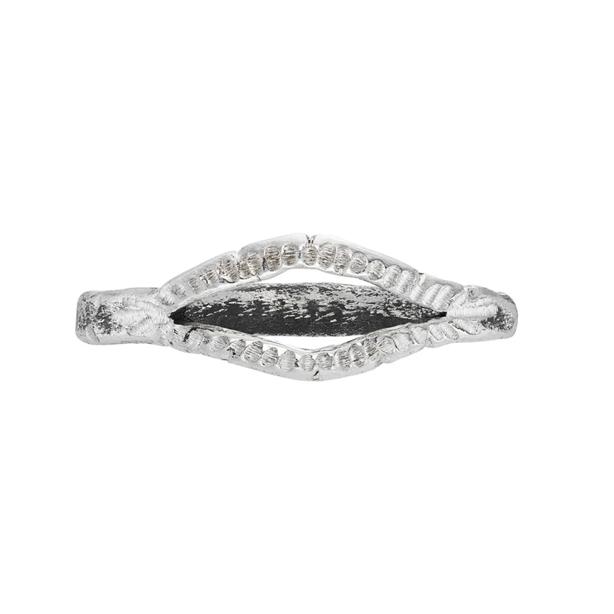 Tomfoolery Silver Eyelet Remember Ring Discount