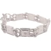 Tomfoolery Silver Faceted Square Ingot Bracelet Sale