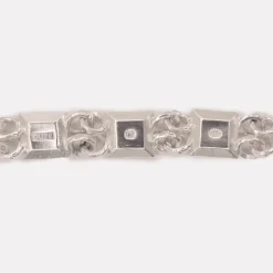 Tomfoolery Silver Faceted Square Ingot Bracelet Sale
