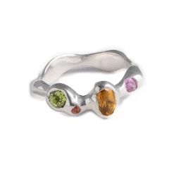 Tomfoolery Silver Gemstone Reina Ring Best