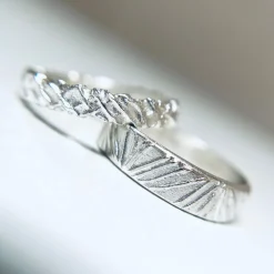 Tomfoolery Silver Hand Stitched Ring Best