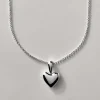 Tomfoolery Silver Heart Chain Necklace Sale