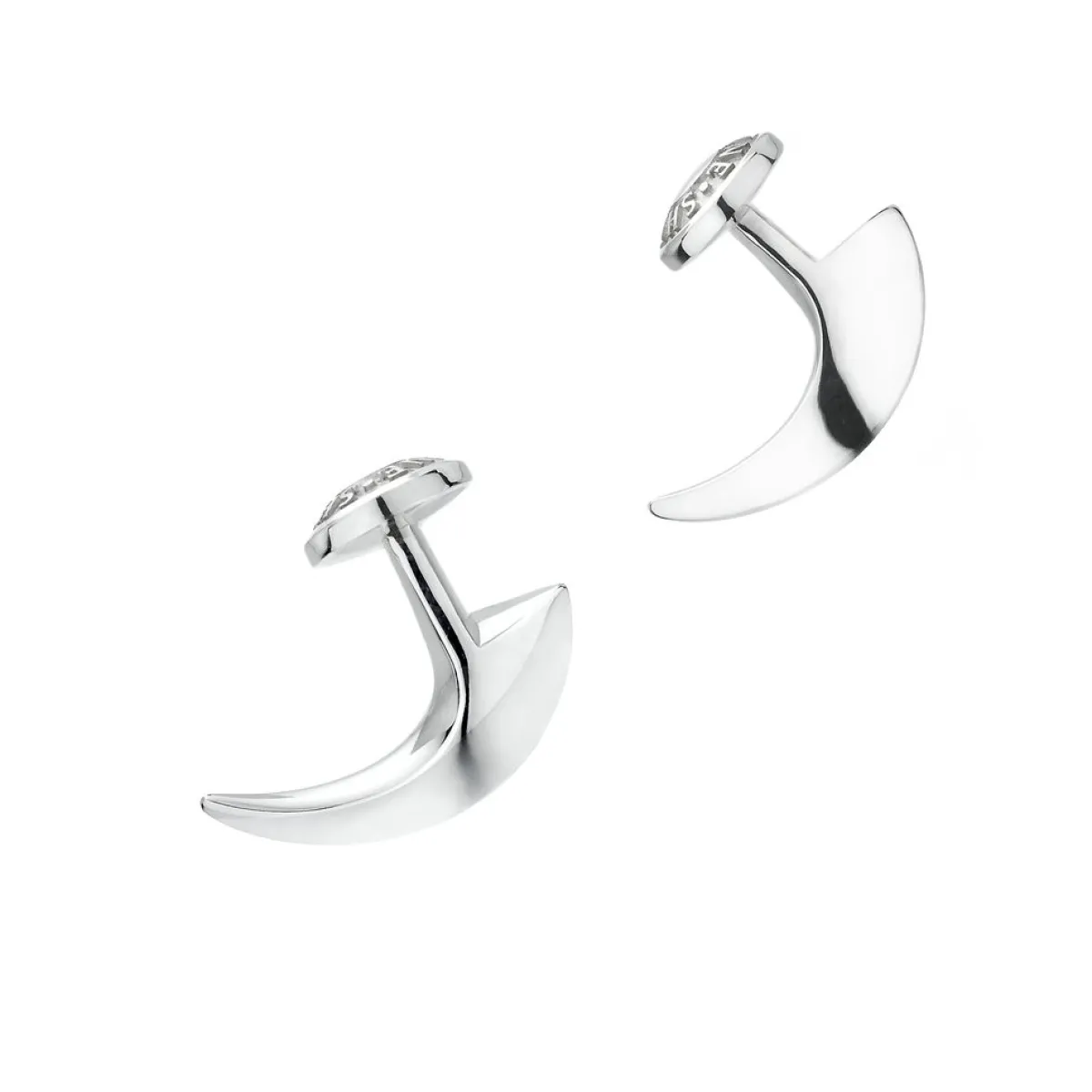 Tomfoolery Silver Hook Cufflinks Clearance