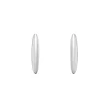 Tomfoolery Silver Long Pebble Studs New