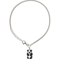 Tomfoolery Silver Mini Panda Gummy Bear Bracelet Hot