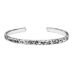Tomfoolery Silver Molten Cuff New