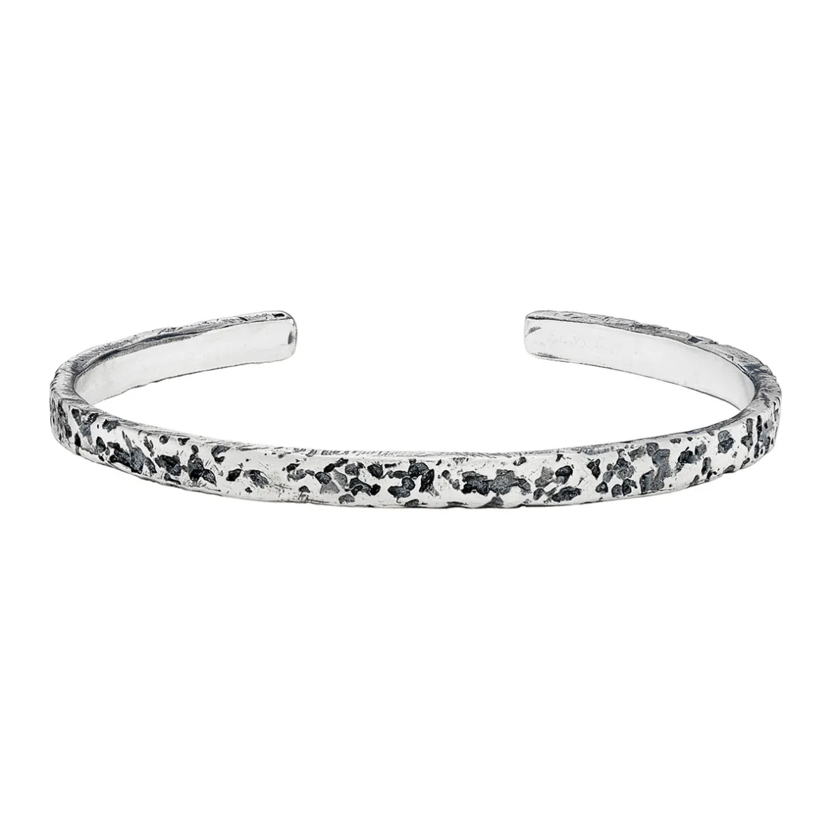 Tomfoolery Silver Molten Cuff New