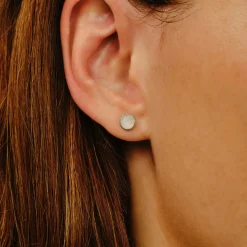 Tomfoolery Silver Moonstone Studs Hot