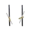 Tomfoolery Silver, Oxidised Silver, Gold & Diamond Earrings Online