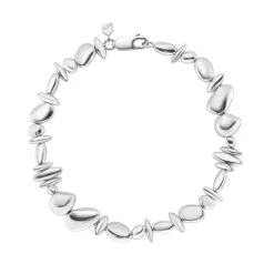 Tomfoolery Silver Pebble Full Bracelet Discount