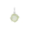 Tomfoolery Silver Pebble Round Prehnite Charm Outlet