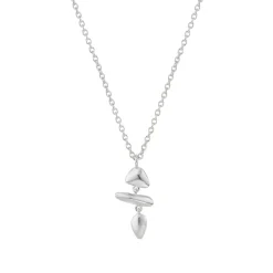Tomfoolery Silver Pebble Trio Pendant Sale