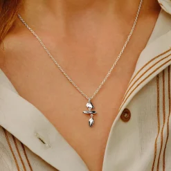 Tomfoolery Silver Pebble Trio Pendant Sale