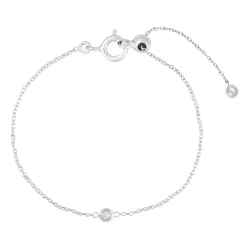 Tomfoolery Silver Petite Circle Gem Bracelet Sale