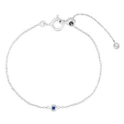 Tomfoolery Silver Petite Circle Gem Bracelet Sale