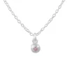 Tomfoolery Silver Petite Round Gem Pendant Sale