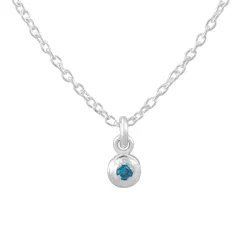 Tomfoolery Silver Petite Round Gem Pendant Sale