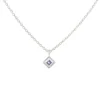 Tomfoolery Silver Princess Cut Gemstone Pendant Best