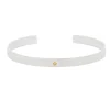 Tomfoolery Silver Princess Cut Gemstone Cuff Online