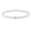 Tomfoolery Silver Princess Cut Smoky Quartz Gemstone Bangle Discount