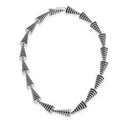 Tomfoolery Silver Pyramid Necklace Sale