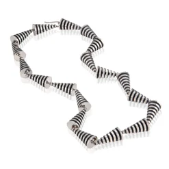 Tomfoolery Silver Pyramid Necklace Sale