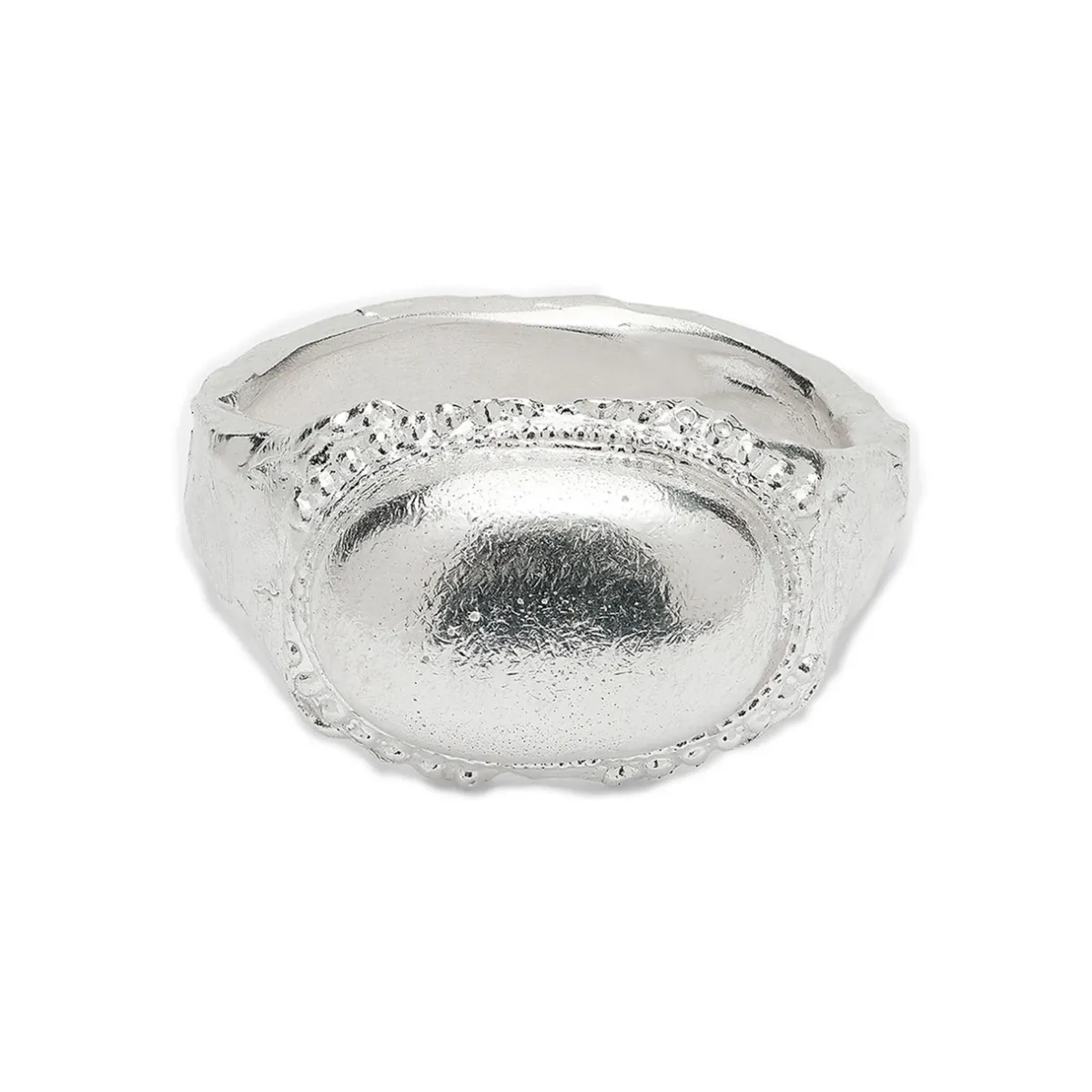 Tomfoolery Silver Relic Signet Ring New