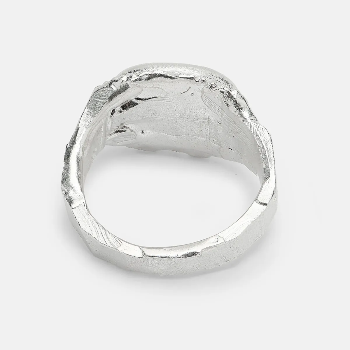 Tomfoolery Silver Relic Signet Ring New