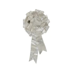 Tomfoolery Silver Rosette Brooch Discount