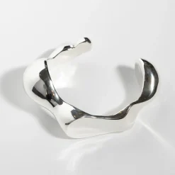 Tomfoolery Silver Sculptural Brancusi Cuff Sale