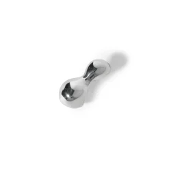 Tomfoolery Silver Sculptural Chamelle Stud Sale