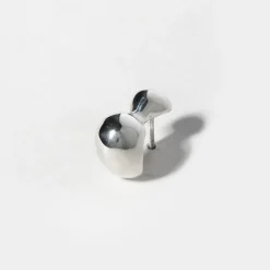 Tomfoolery Silver Sculptural Chamelle Stud Sale