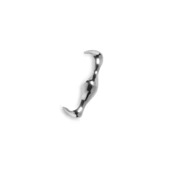 Tomfoolery Silver Sculptural Onda Stud New