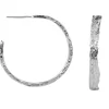 Tomfoolery Silver Skinny London Plane Hoops Outlet