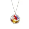 Tomfoolery Silver Small Floral Bouquet Pendant in Bloom Clearance