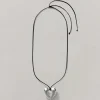 Tomfoolery Silver Small Open Heart Necklace Outlet