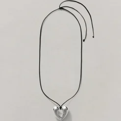 Tomfoolery Silver Small Open Heart Necklace Outlet