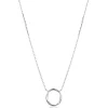 Tomfoolery Silver Swirl Necklace Hot