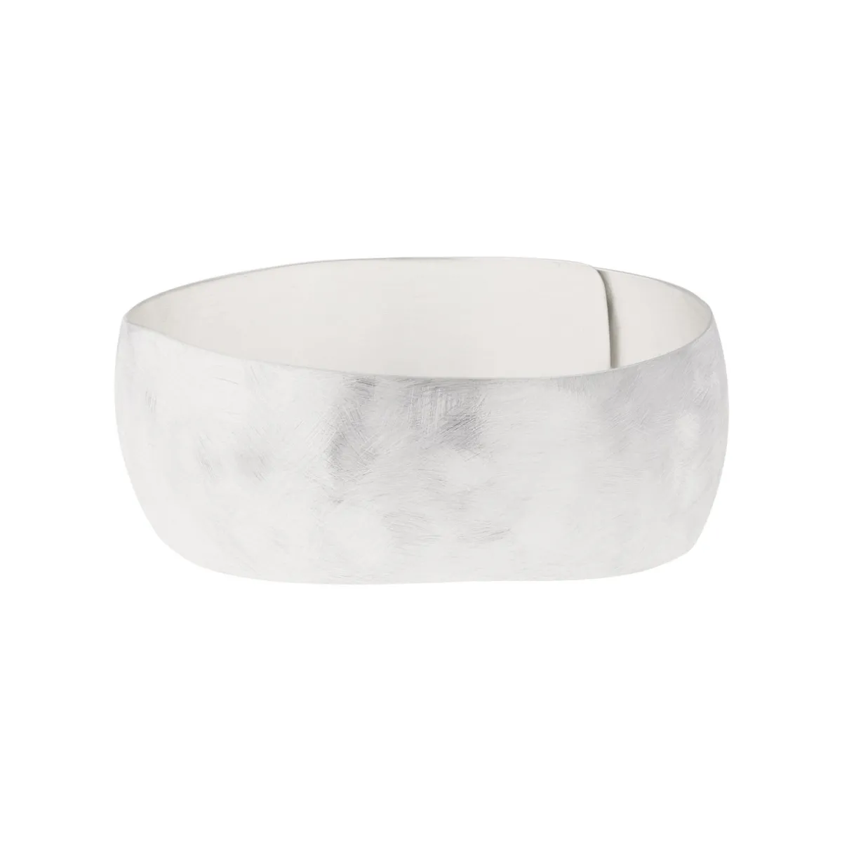 Tomfoolery Silver Wide Tapered Adjustable Cuff Hot