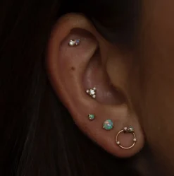 Tomfoolery Single Large Opal Stud Earring Discount